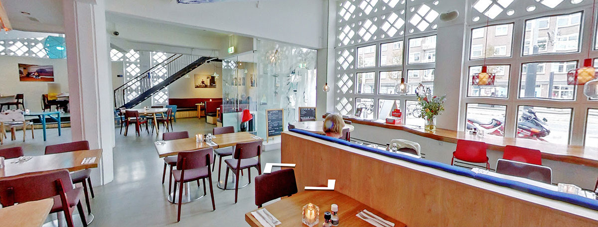 Bekijk virtuele impressie van het café-restaurant